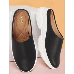 FAUSTO Women Perforated Lightweight Mule Sneakers