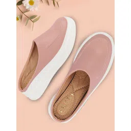 FAUSTO Women Perforations PU Slip-On Sneakers