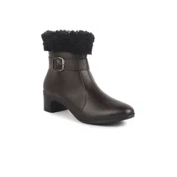 FAUSTO Women Platform Heeled Winter Boots