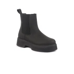 FAUSTO Women PU Chelsea Boots