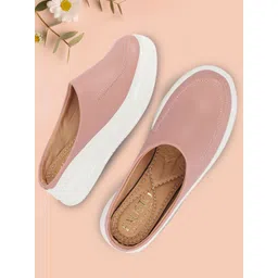 FAUSTO Women Round Toe Lightweight Mule Sneakers