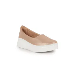 FAUSTO Women Textured PU Slip-On Sneakers