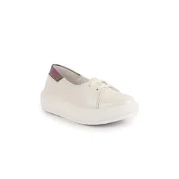 FAUSTO Women Textured Slip-On Sneakers