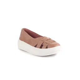 FAUSTO Women Velvet Round Toe Slip-OnSneakers