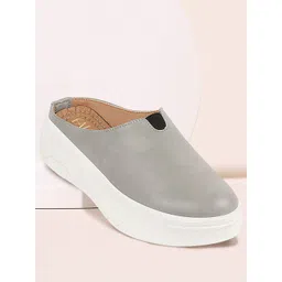 FAUSTO Women Woven Design PU Slip-On Sneakers