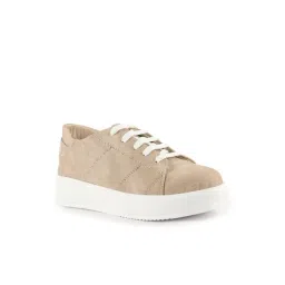 Fausto Women's Beige Casual Sneakers