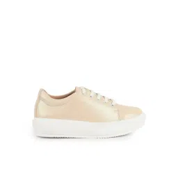 Fausto Women's Beige Sneakers