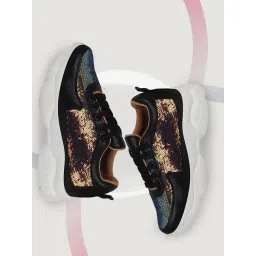 Fausto Women's Black Sneakers