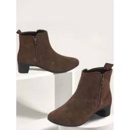 Fausto Women's Brown Casual Booties