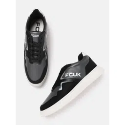 FCUK Men Brand-Logo Printed Everyday Sneakers