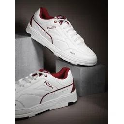 FCUK Men Brand Logo Printed Sneakers