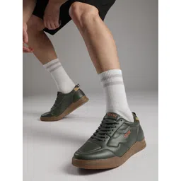 FCUK Men Everyday Sneakers With Perforated Details