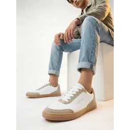 FCUK Men Perforated Detail Sneakers