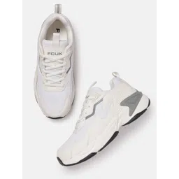 FCUK Men Woven Design Sneakers