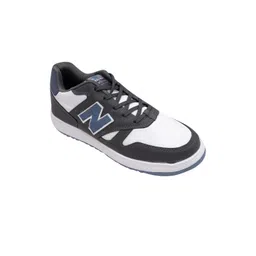 FEET FIRST Men Blue Leather Lace-Ups Round Toe Casual Sneakers