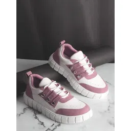 FEET RUNNER Women Colourblocked PU Sneakers