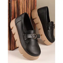 FEET RUNNER Women Round Toe PU Sneakers