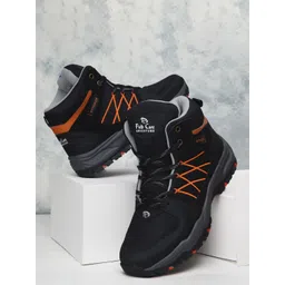 Field Care Men Casual Block-Heeled Hiking Boots