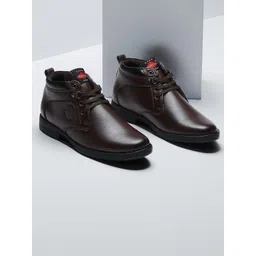 Field Care Men Shock Absorbing Anti-Skid Padded Block-Heeled Formal Boots