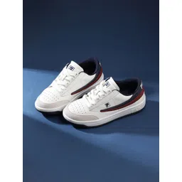 FILA TENN SERVE Women Colourblocked Lace-Ups Leather Sneakers