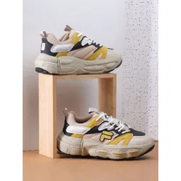 FILA Unisex RI-TSS BALLAD Colourblocked Round Toe Arch Support Insole Lightweight Sneakers