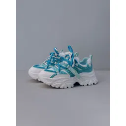 FILA Women Colourblocked PU Sneakers