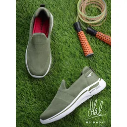 Firefly-118 Olive Sports,Gym,Traning,Walking Stylish Slip On Sneakers For Women