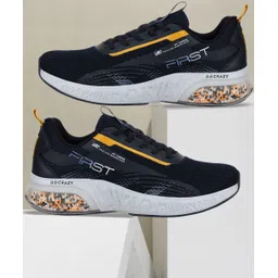 FIRST Men's Sports Shoes | PU Foam Comfort & Ball-Tech Support | Lace-Up Running Shoes For Men