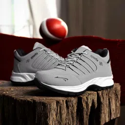 FK-Freesole Grey Running Running Shoes For Men