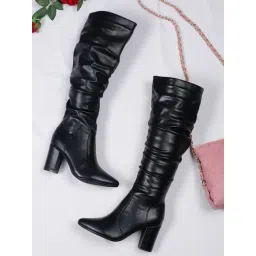 Flat N Heels Women's Black Booties