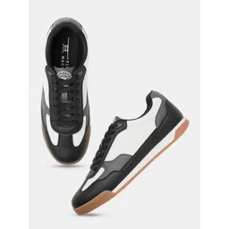 Flying Machine Men Colourblocked PU Sneakers