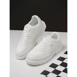 Flying Machine Men Perforations PU Sneakers