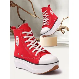 FLYNCE Boot for Women Casual High Top Ankle Boots Boot Shoes for Women and Girls Boots For Women