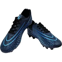 Football Stud for Men, PVC Sole,Colour-Blue/Black [R-572]