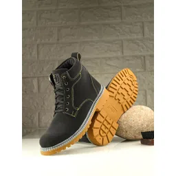 FOOTLOOSE Men Lace Up Comfortable Ankle Boots