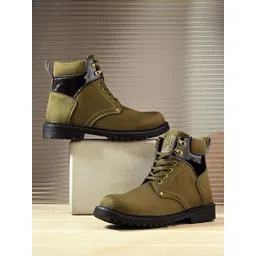 FOOTLOOSE Men Lace Up Comfortable Ankle Boots