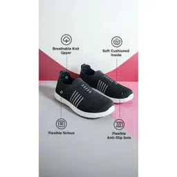 FootStation Women Perforations Slip-On Sneakers