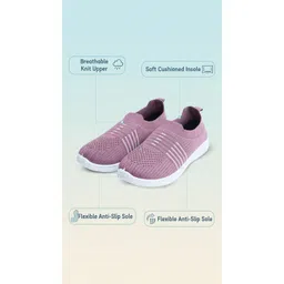 FootStation Women Perforations Slip-On Sneakers