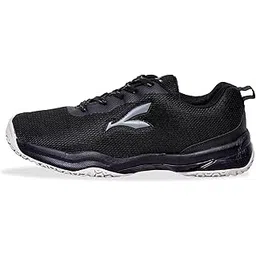 Force Non-Marking Water Resistant Badminton Shoes for Men | Lightweight & Breathable Mesh with Absorbing Insole