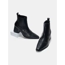 Forever Glam by Pantaloons Women Block-Heeled Chelsea Boots