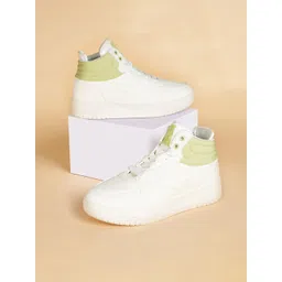 Forever Glam by Pantaloons Women Colourblocked High-Top Sneakers