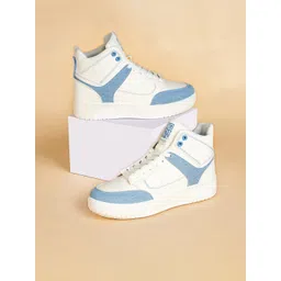 Forever Glam by Pantaloons Women Colourblocked Mid Top Comfort Insole Basics Sneakers