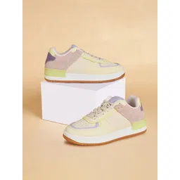 Forever Glam by Pantaloons Women Colourblocked Round Toe Sneakers