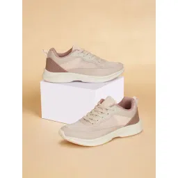 Forever Glam by Pantaloons Women's Light Beige Running Shoes
