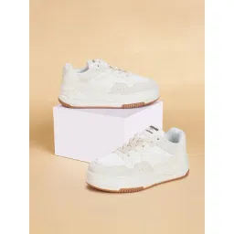 Forever Glam by Pantaloons Women's Off-White Sneakers