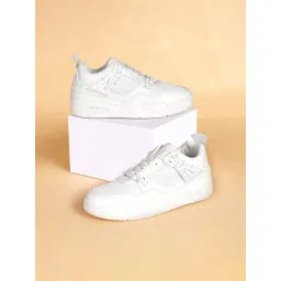 Forever Glam by Pantaloons Women's White Casual Sneakers