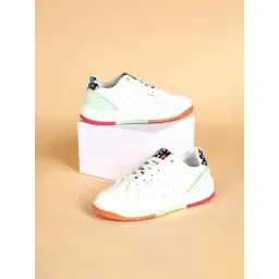 Forever Glam by Pantaloons Women's White Casual Sneakers