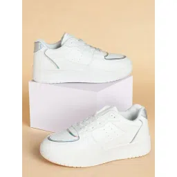 Forever Glam by Pantaloons Women's White Sneakers