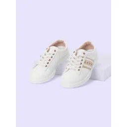 Forever Glam by Pantaloons Women's White Sneakers