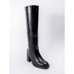 FOREVER SHOE BAZAR Women Round Toe Zip Slouchy Boots